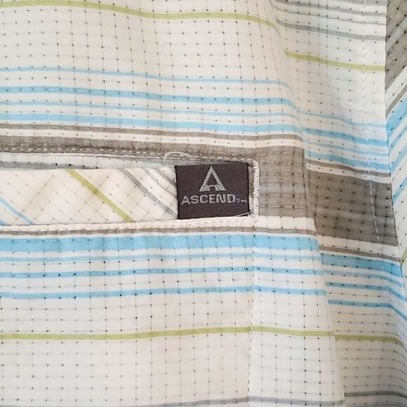 Ascend men button up performance shirt, size xl - Picture 4 of 7